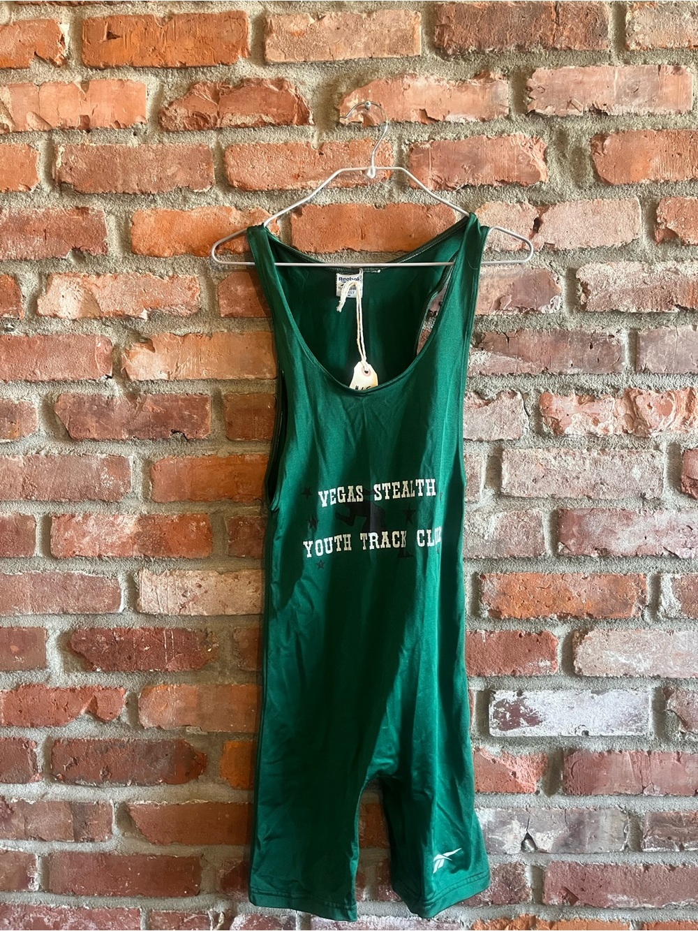 VINTAGE 🤯 Reebok Emerald Green Team Singlet with White Tag